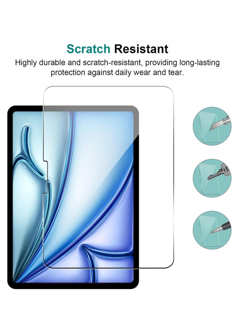 Aookay [2 Pack] Screen Protector for iPad Air 13 Inch M3/M2 (7th/6th Generation, 2025/2024), Tempered Glass-Apple Pencil Pro & Case Compatible, Anti-Scratches, High Definition  - Image 5