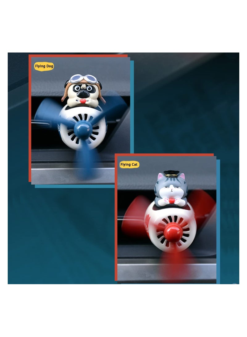 Automotive Air Freshener, Humorous Car Aroma Diffuser, Cute Vent Accessories, Pilot Propeller Air Diffuser Clips, Creative Car Perfume Decoration for a Fresh Driving Experience. - Image 3