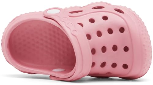 INMINPIN Kids Girls Boys Clogs Garden Shoes Toddler Slides Sandals Children Water Shower Beach Pool Slippers Indoor Outdoor,Toddler 10,Pink - Image 5