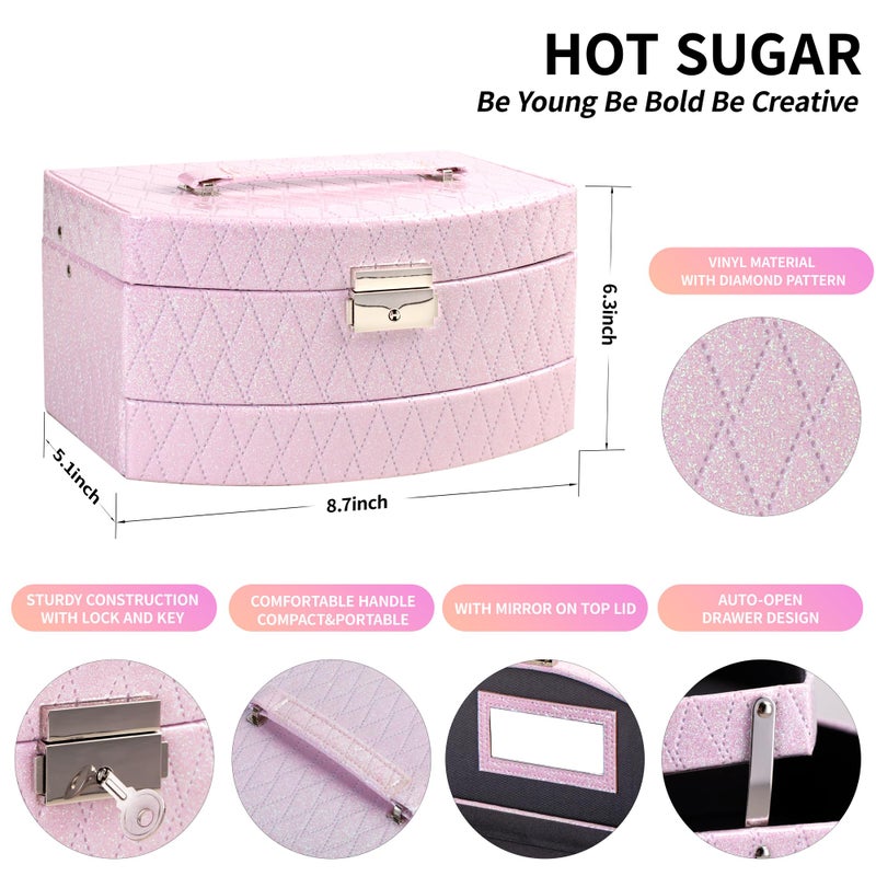 Hot Sugar Makeup Kit for Girls 10-12 | All-in-One Beginner Cosmetic Set with Real Tools & Cosmetics | Birthday Christmas Gift for Tweens, Teens & Kids (Pink) - Image 3