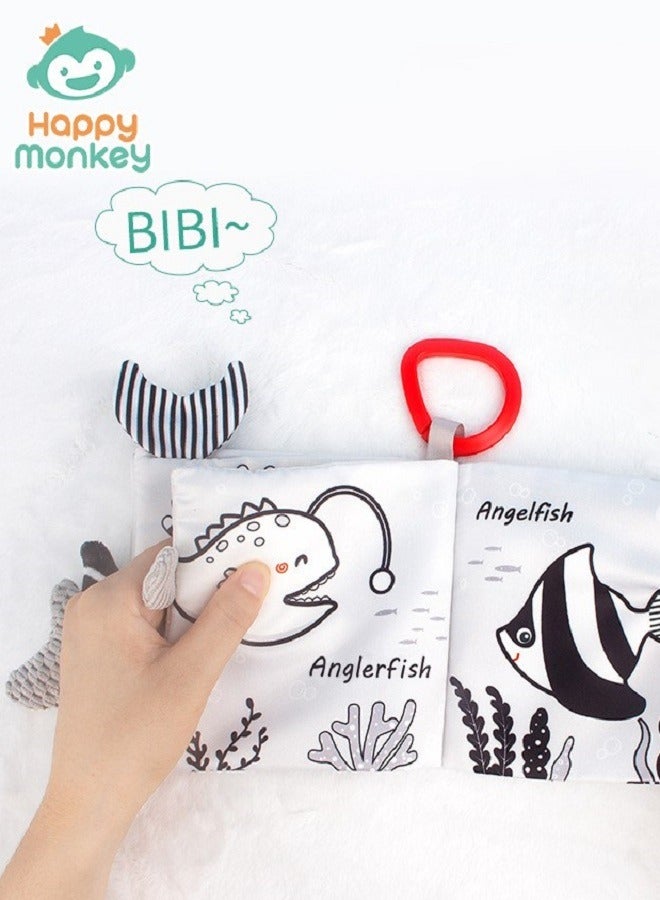 happy monkey Non-Toxic Fabric Educational Baby'S Soft Cloth Books - Image 3