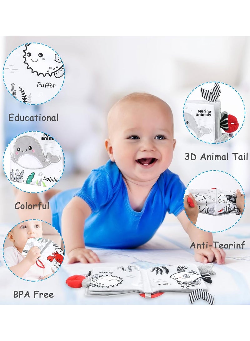 happy monkey Non-Toxic Fabric Educational Baby'S Soft Cloth Books - Image 4