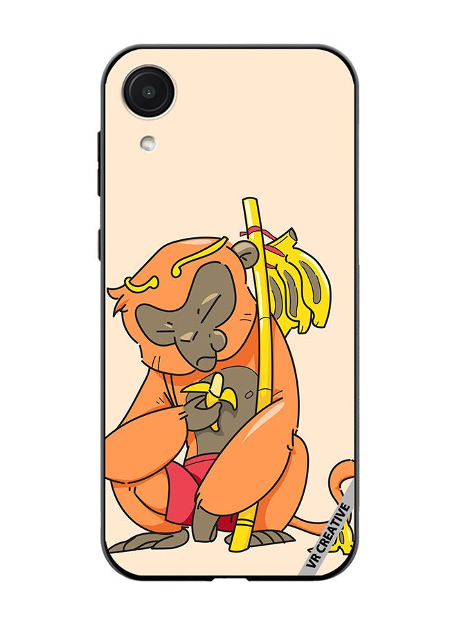 VR CREATIVE Protective Case Cover For Samsung Galaxy A03 Core Sleepy Monkey Design Multicolour - Image 1