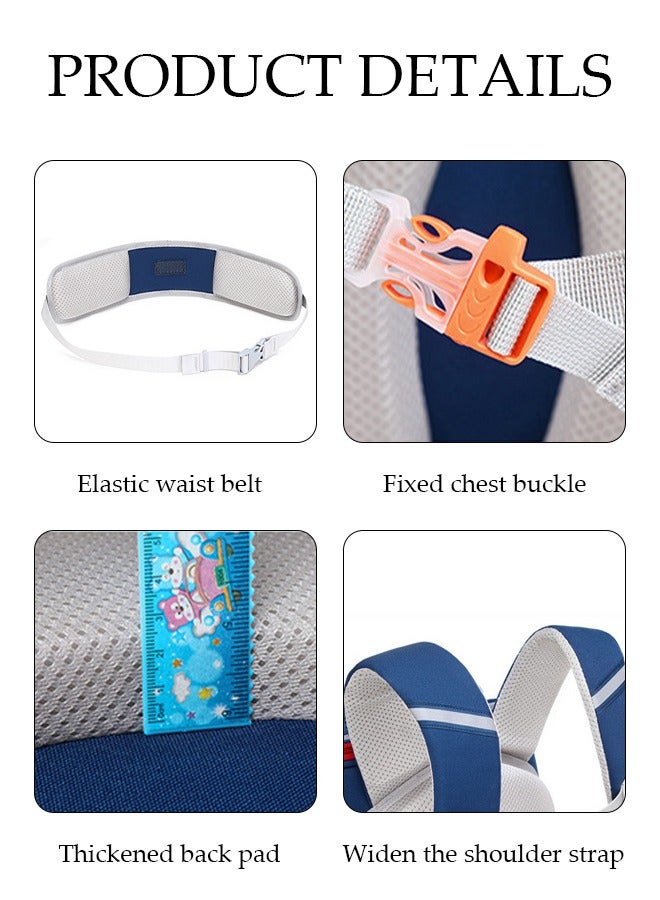 DUNISO Kids School Backpack, Large Capacity Backpack for Boys, Lightweight Schoolbag for Teen Boys Bookbag with Compartments Reflective Strip, Watrer Resistant Bookbag for Elementary Primary School - Image 3