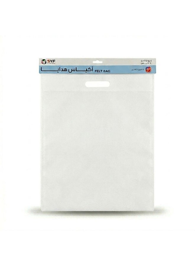 Felt Bag 39*30 Cm 8P White