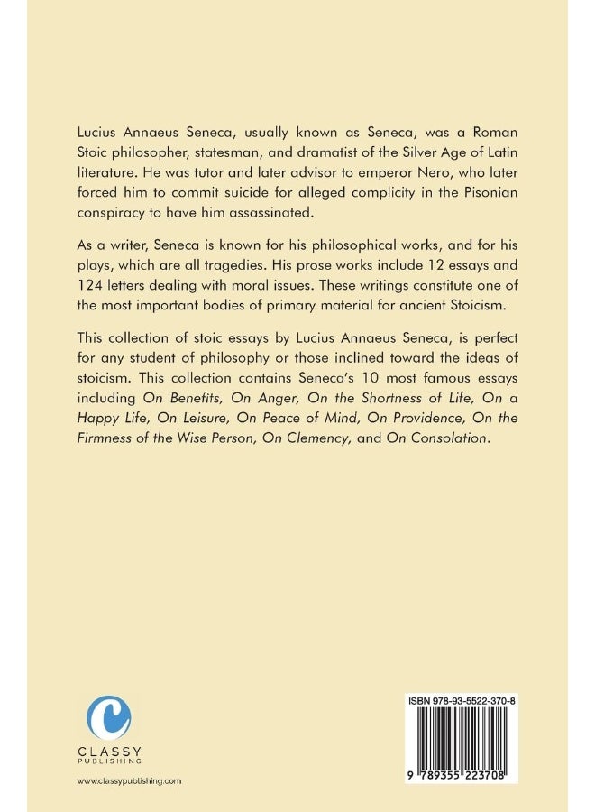 Seneca Stoicism Collection: On Benefits, On Anger, On the Shortness of Life, O - Image 2