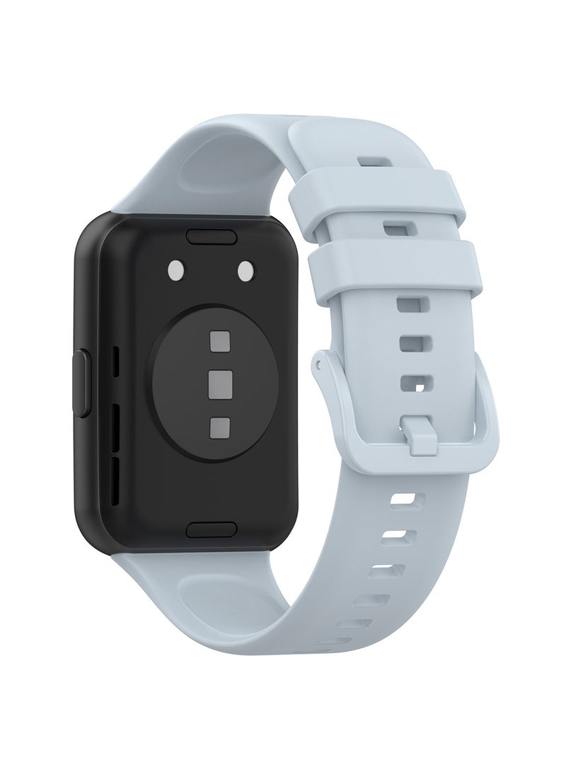 سوار متوافق مع هواوي صالح 2 لينة تبو الفرقة ، ومناسبة للرجال والنساء ،  بيبي بلو - Image 2