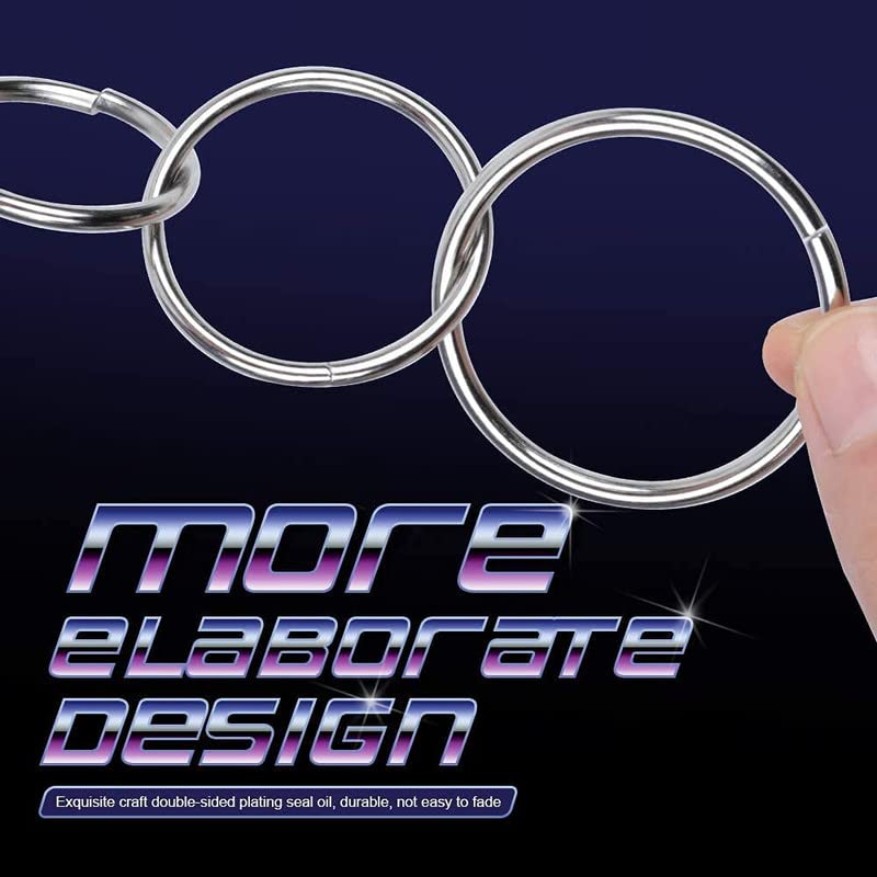 DIY Crafts DIY Crafts 35 Pcs Silver Small O Ring Silver Metal NonWelded O Ring for Macrame Camping Belt Dog Leashes Hardware Bags and More Craft Project Colour Novelty 35 Pcs Silver Small  - Image 5