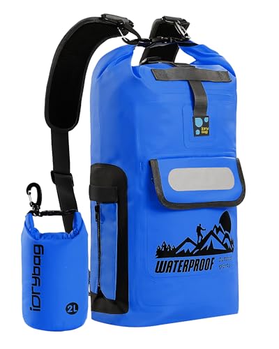 IDRYBAG Dry Bag Backpack Waterproof Floating 20L/30L/40L, Dry Bags Waterproof Backpack for Men, Dry Sack Waterproof Bag Kayak - Image 1