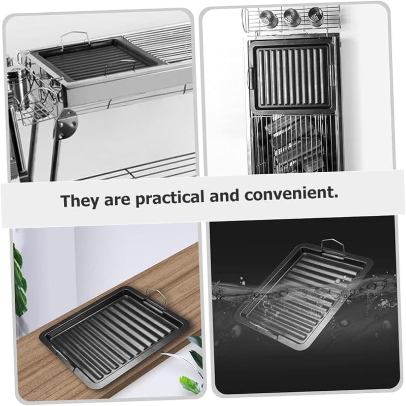 أونومور مقلاة شواء غير لاصقة شبكة شواية ملحقات شواء إمدادات نزهة خارجية - Image 4