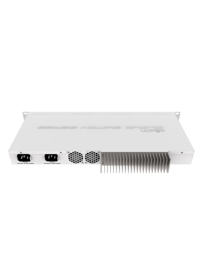 Mikrotik Cloud Router Switch 317-1G-16S+ With RouterOS L6 1U Rackmount Enclosure EU CRS317-1G-16S+RM White - Image 2