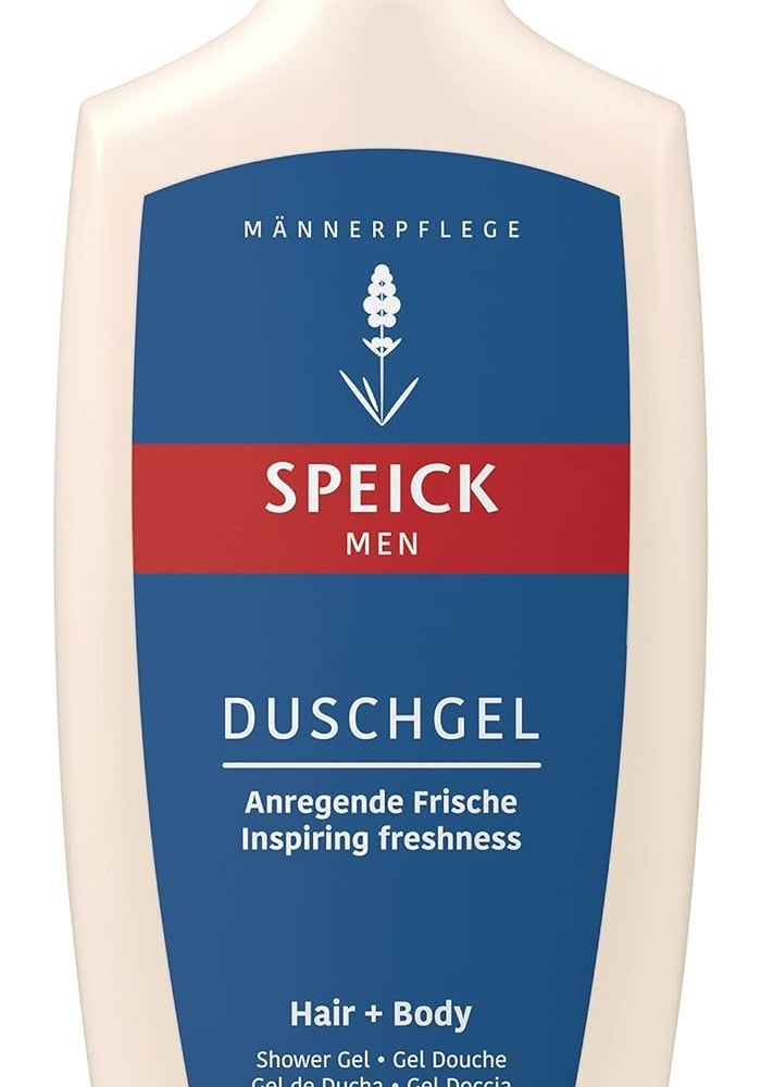 Speick Men’s Shower Gel - 8.4 Oz Hair and Body Wash with Sage Scent