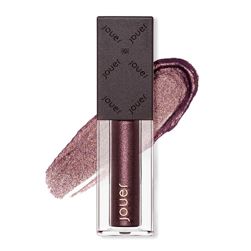 Jouer Paris Lights Eye Paints - Metallic Liquid Eyeshadow - Long Lasting & Crease-Proof Shimmer Cream Eyeshadow - Smooth Chrome Finish, Desir