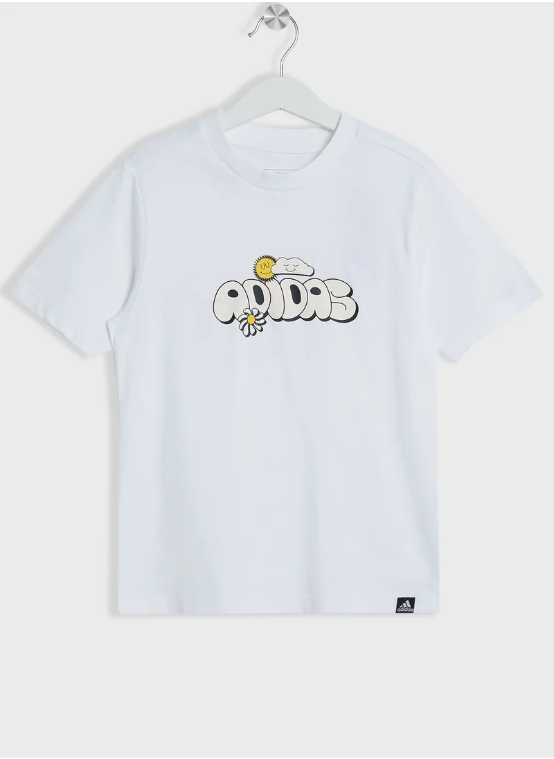 Adidas Youth Doodle T-Shirt