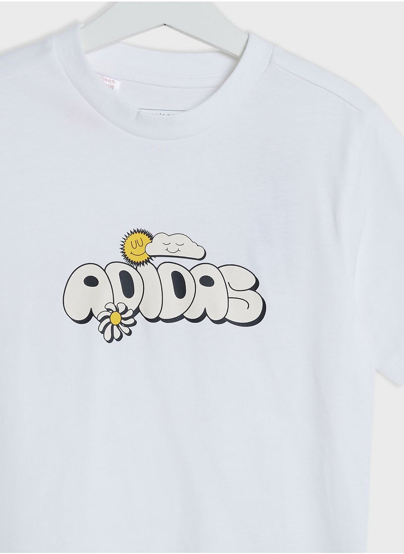 Adidas - Youth Doodle T-Shirt - Image 1