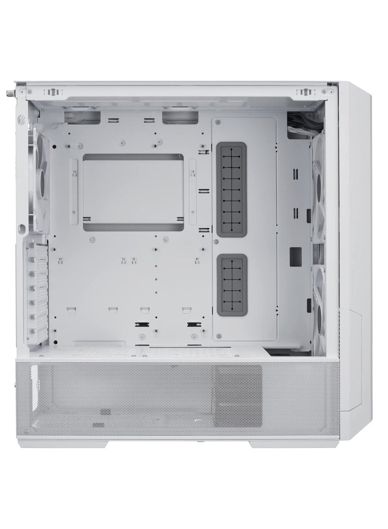 Lian Li Lancool 216 RGB White Steel/Tempered Glass ATX Mid Tower Computer Case,2X 160 mm ARGB Fans Included - LANCOOL 216RW White