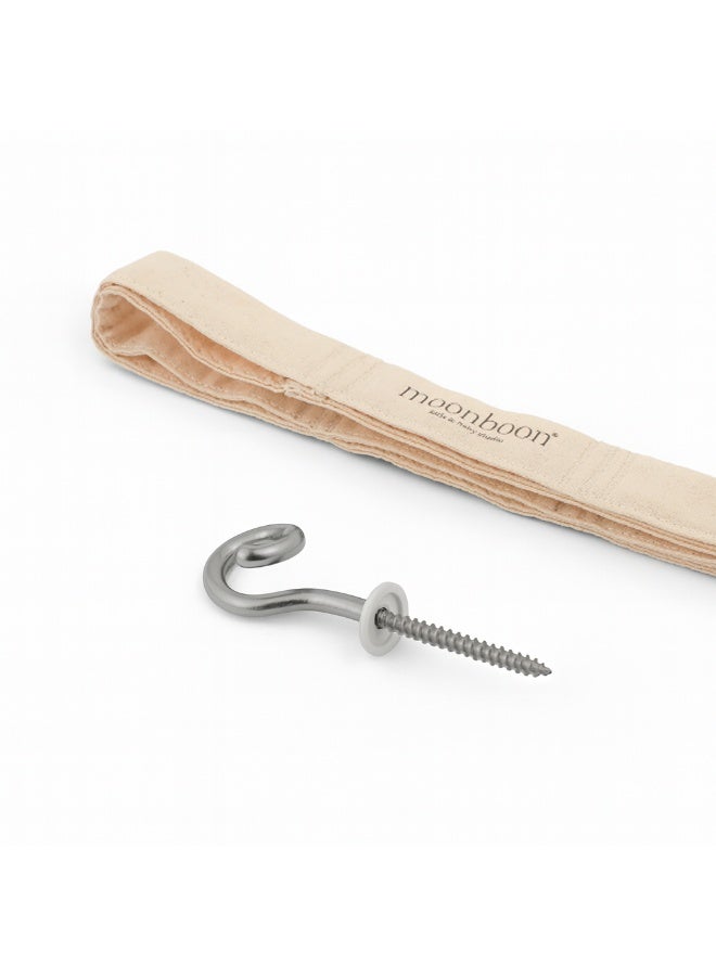 مونبون طقم تركيب لأرجوحة الأطفال الطبيعية - Image 1