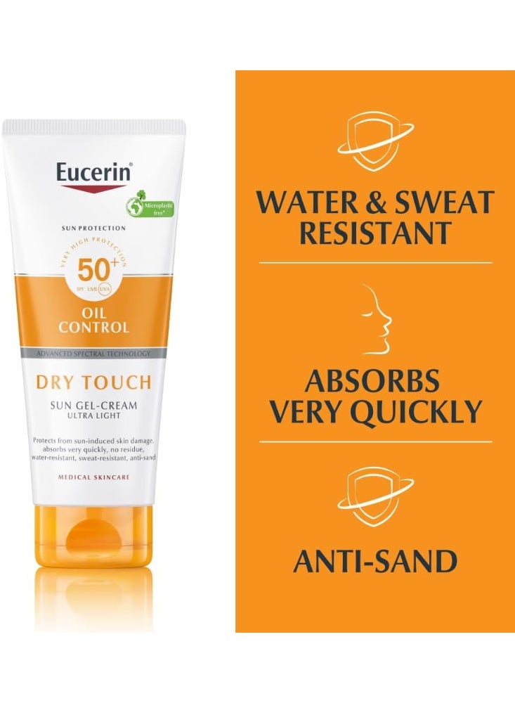 يوسيرين كريم جل واقي من الشمس للجسم دراي تاتش SPF 50+ – 200 مل - Image 4