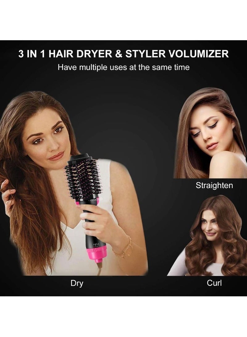 One Step 3 in 1 One Step Hair Dryer and Volumizer Hot Air Brush Hair Straightener Brush for Fast Drying Straightening Curling - Image 5
