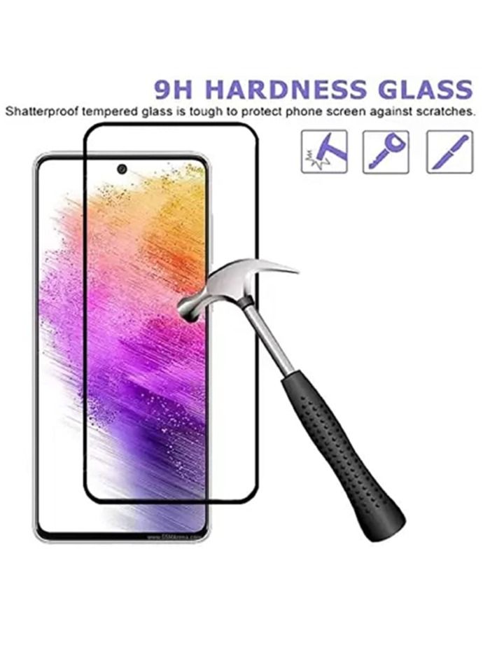 واقي شاشة من الزجاج المقوى لهاتف Samsung Galaxy A53 5G / A52s / A52 / A51 / S20 FE / M31s مع لاصقة كاملة من الحافة إلى الحافة - Image 3