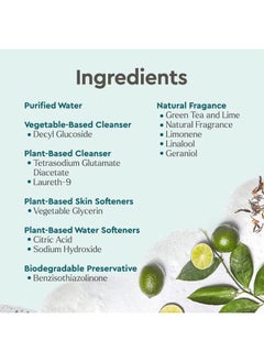 puracy 99.9% Natural All Purpose Cleaner Concentrate - Makes 128oz Multi Purpose Cleaner - Green Tea & Lime - Surface Cleaner, Floor Cleaner, Kitchen, Cleaner, Bathroom Cleaner - Cleaning supplies  - Image 4
