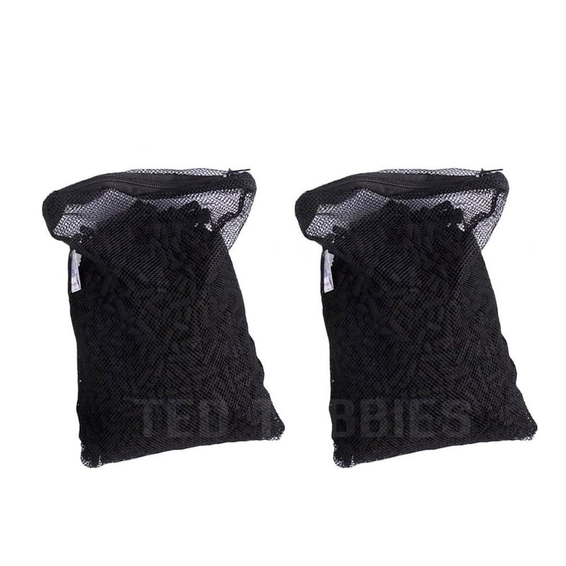TED TABBIES - Hi Quality Activated Carbon Filter Media for Aquarium with Filter Bag | 1000g (Pack of 2) + Free NET Pouch