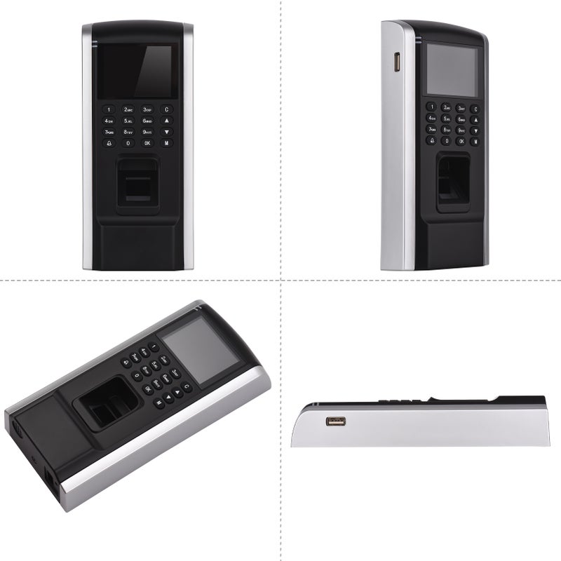 Fingerprint Access Control Time Attendance Machine Biometric Time Clock Employee Fingerprint/Password/ID Card  with Software Support U Disk Export Report for Door Locks Portuguese version - Image 5