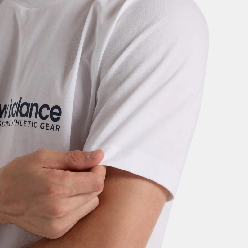 New Balance White Men's Professional Athletics T-Shirt for Men | Best Price UAE