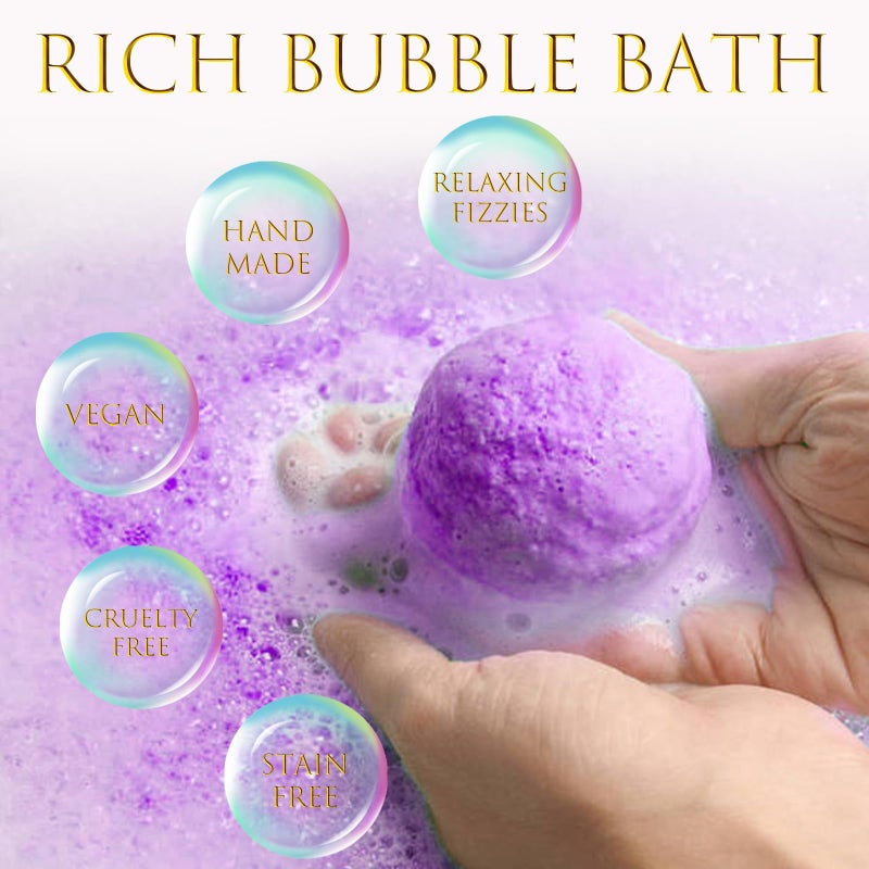 Excalla Bath Bombs for Women Gift Set, 15 Pcs Handmade Bubble Bathbombs, Shea & Coco Butter Dry Skin Moisturize, SPA Relaxing Gifts for Women & Men, Her, Girls, Wife, Birthday - Image 5