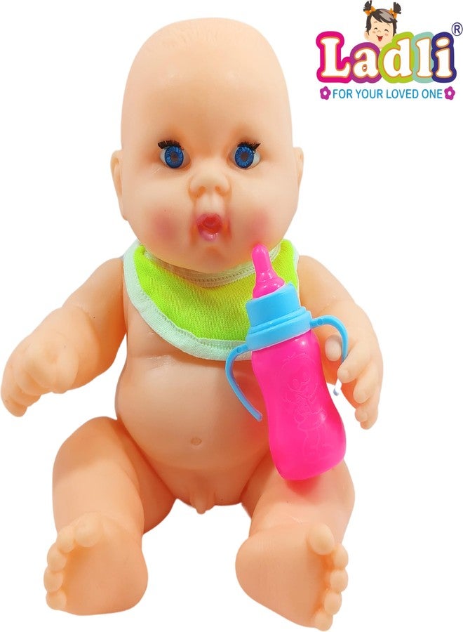 Ladli Sanju Baba Soft Body Doll Toy for Kids Nude Baby Arms & Legs moveable_Q (Multicolor) - Image 2