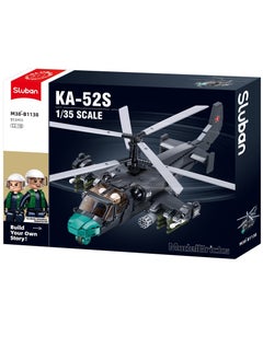 Sluban Sluban - Model Bricks Combat Helicopter KA-52S 1/35 913 Pieces - M38-B1138  - Image 1