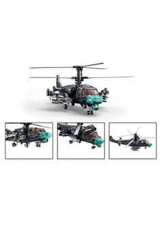 Sluban Sluban - Model Bricks Combat Helicopter KA-52S 1/35 913 Pieces - M38-B1138  - Image 4