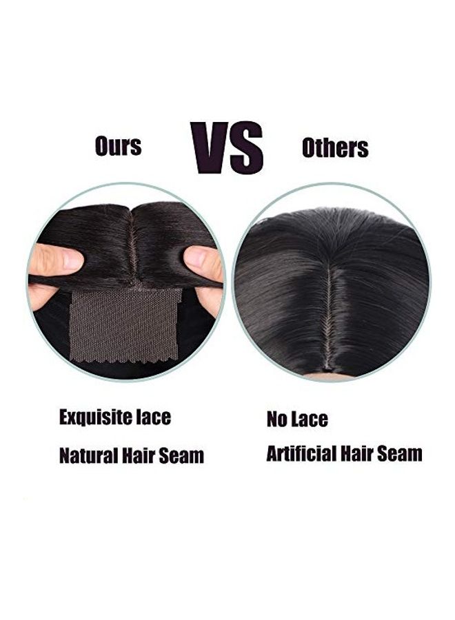 NIBEMINENT Short Curly Bob Wig Black 22inch - Image 3