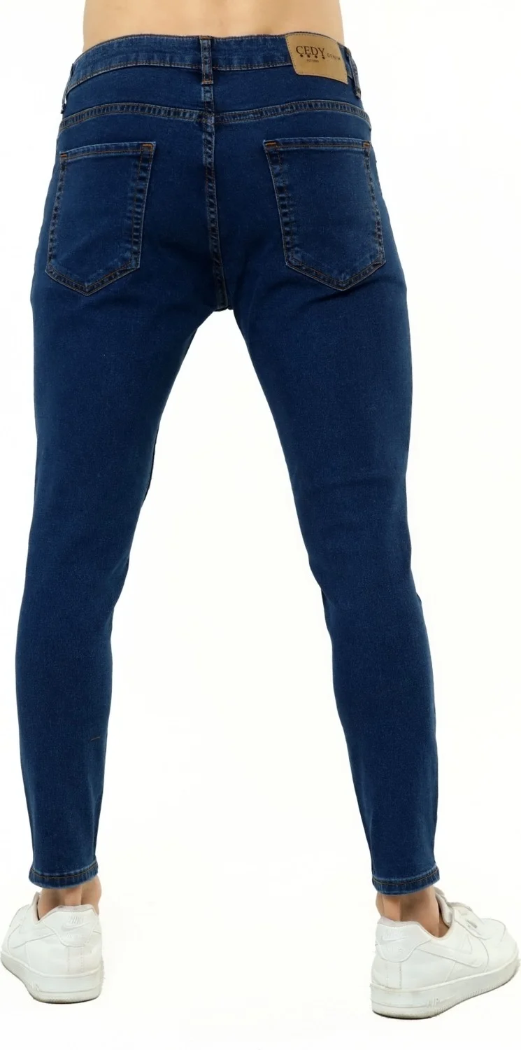 سيدي دينيم Men's Skinny Fit Italian Cut Slim Leg Jeans C344