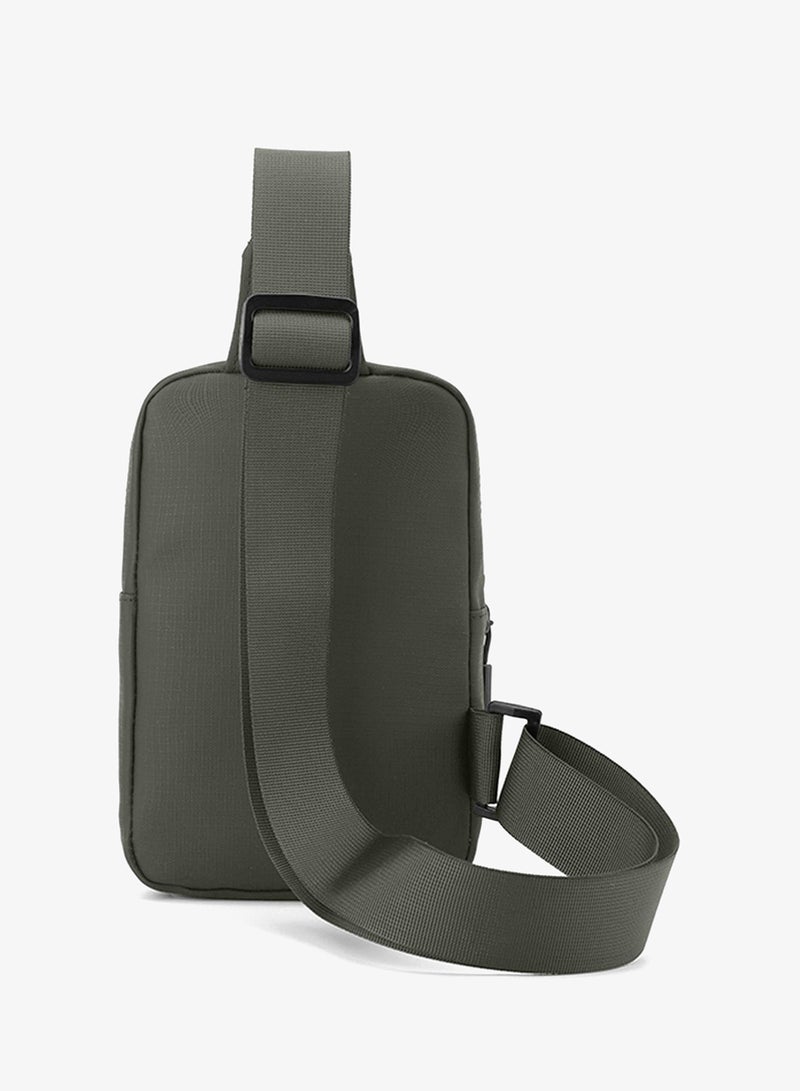 Hike Unisex Cross Body Chest Bag Synthetic Water-Resistant Scratch Resistant Small Shoulder Sling Bag for Business Travel Outdoor Shopping, HK9004-GREEN - Image 4