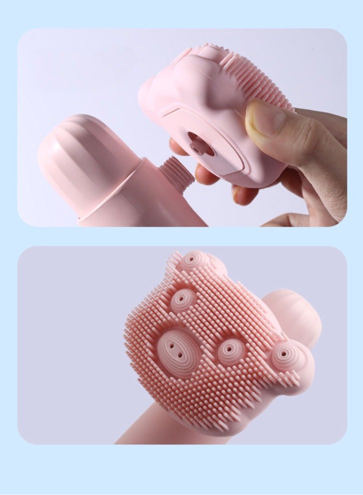 Intelligent skin rub back bath automatic massage brush, waterproof universal bath exfoliator - Image 3