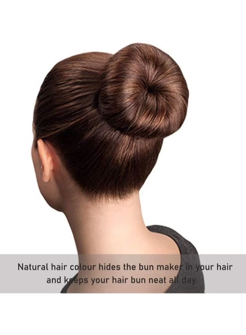 Hair Bun Maker, 2 Pcs Women Twist Hair Shaper, Easy Fast Snap Roll hair nets Magic Buns Tool, Donut Curler Roller Dish Headbands, French Twist Hair Fold Wrap Snap for Women Kids - Image 5