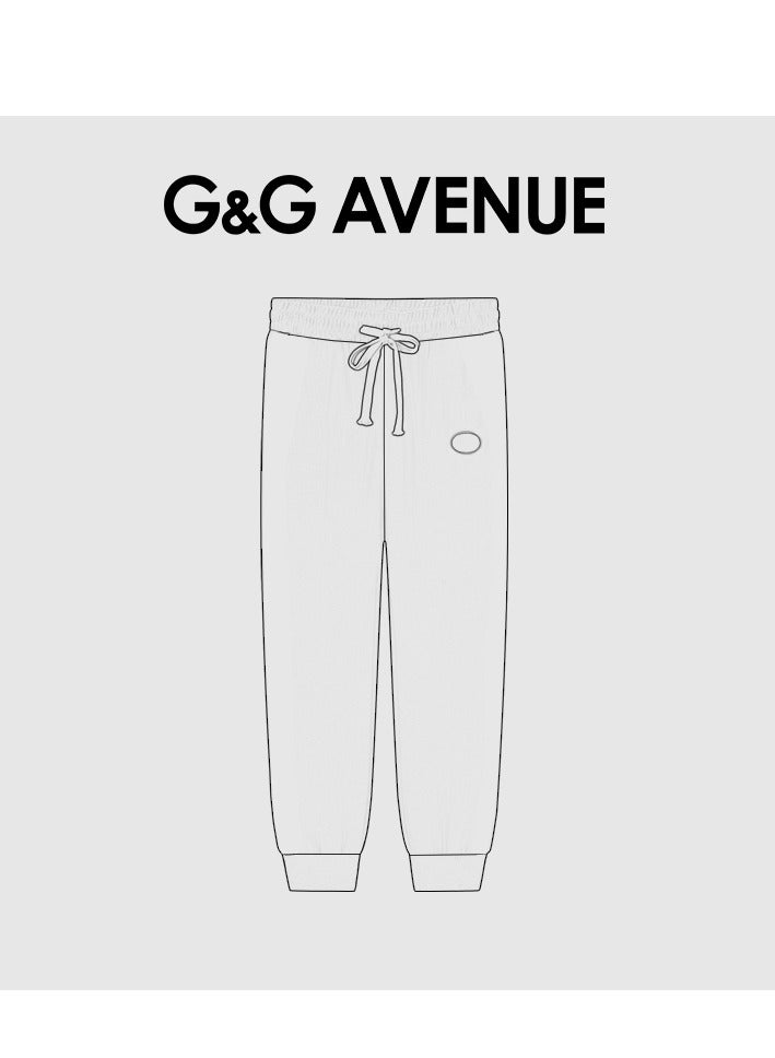 G&G AVENUE Spring and autumn New Men's Drawstring Casual Sports Pants Elastic Jogging Fashion Pure Cotton Exercise Outdoor Versatile Sports Pants - Image 3