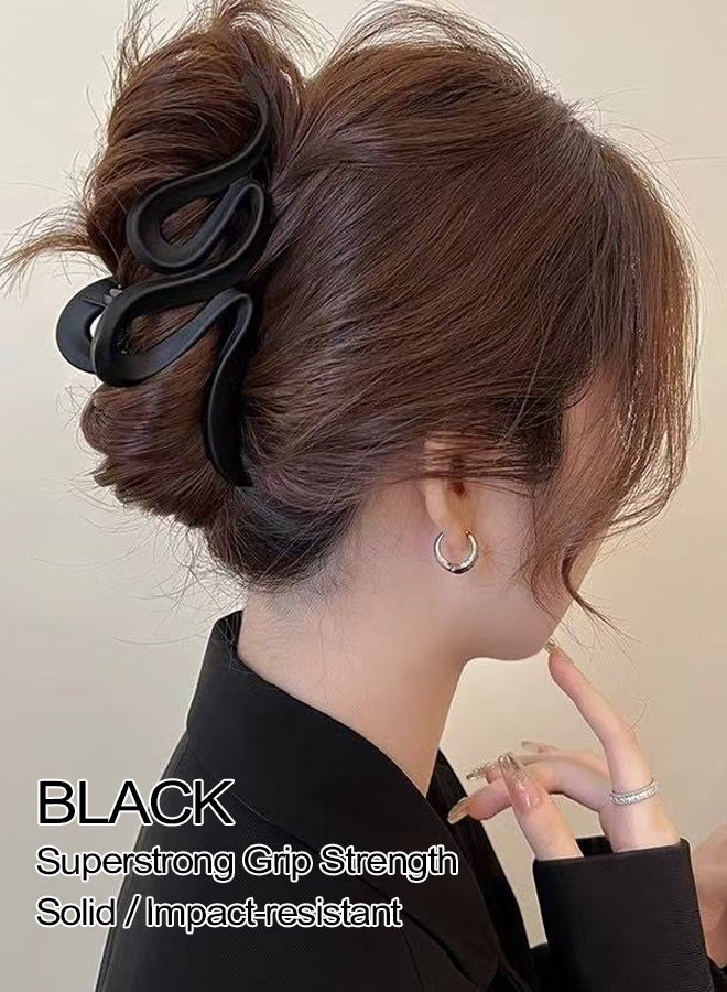 Extra - Large Claw Clip, Suitable for Thick Hair, High - End Shark Clip Hair Accessory