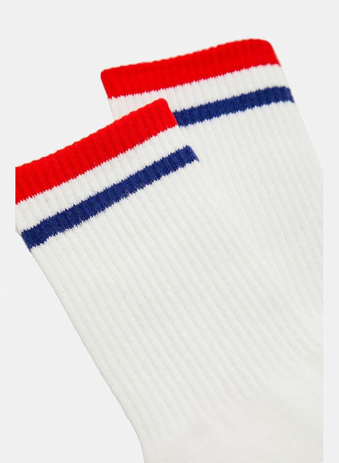FOREVER 21 Varsity-Striped Crew Socks - Image 3