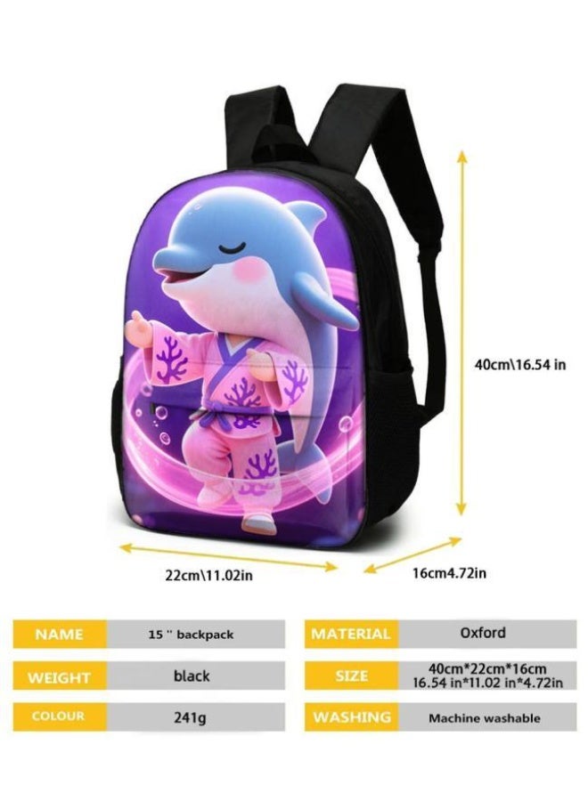 Bright Li Fire Unlock the new fashion of childish fun! Three-piece set of bags, cartoon elements for children and teenagers (students, children, friends' outings, mountain climbing, schooling, etc. can be used) - 119 - Image 5