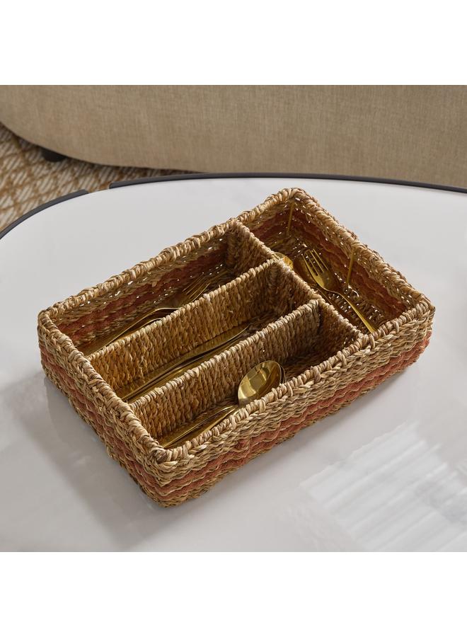 هوم بوكس سلة مطبخ مستطيلة من ناتشورولوم - 40×27×10 سم - Image 1