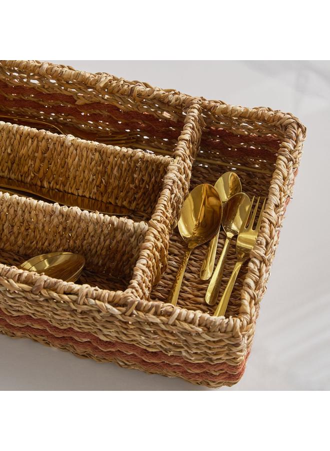 هوم بوكس سلة مطبخ مستطيلة من ناتشورولوم - 40×27×10 سم - Image 4