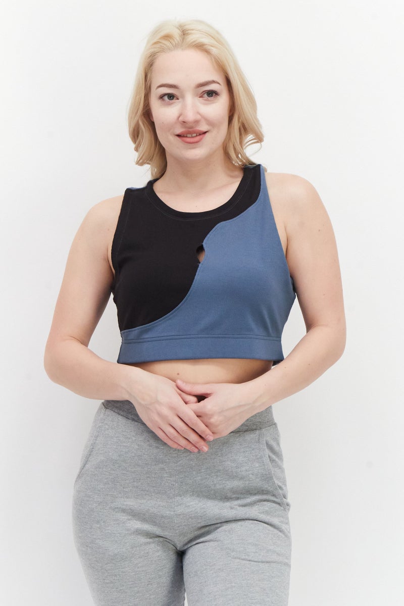 Puma x Maggie Stephenson Women Sportswear Fit Sleeveless Training Tank Top, Dusty Blue - Image 1