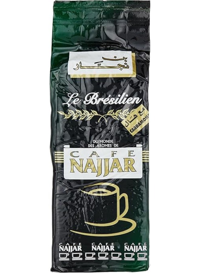 نجَّار Najjar Brazilian Coffee with Cardamom 450g × 10 Pack - Image 1