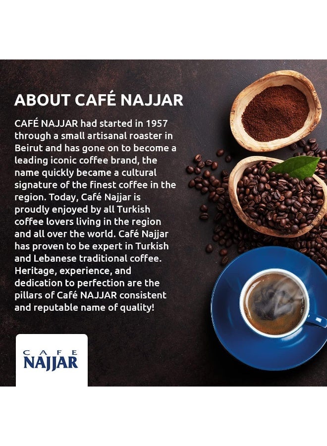 نجَّار Najjar Brazilian Coffee with Cardamom 450g × 10 Pack - Image 2