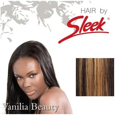 Sleek Fashion Idol 101 Hot EW 5 PCS Clip In Hair Extensions18inches All Colour P427 Medium BrownHoney Blonde