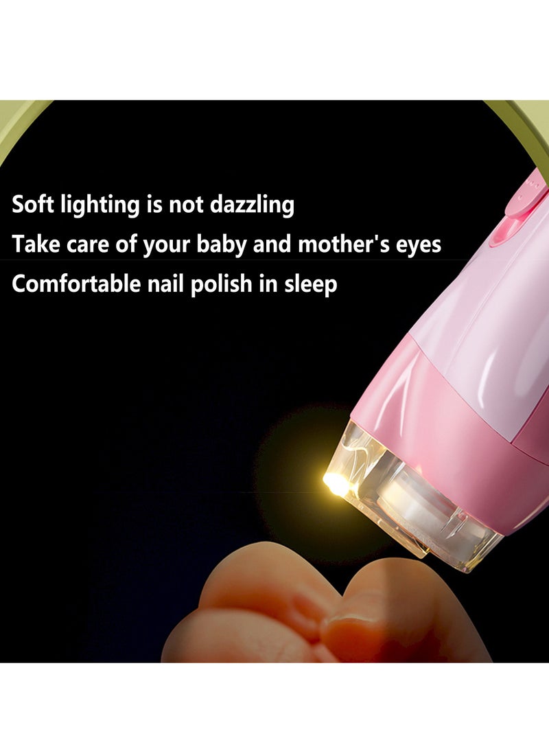 Arabest Baby Electric Nail File Drill for Baby No Sharp Claws Hurt, Nail Care Professional Manicure Pedicure System for Beauty Nail Art, 6 in 1 Safety Cutter Trimmer Clipper for Toes and Fingers - Image 4