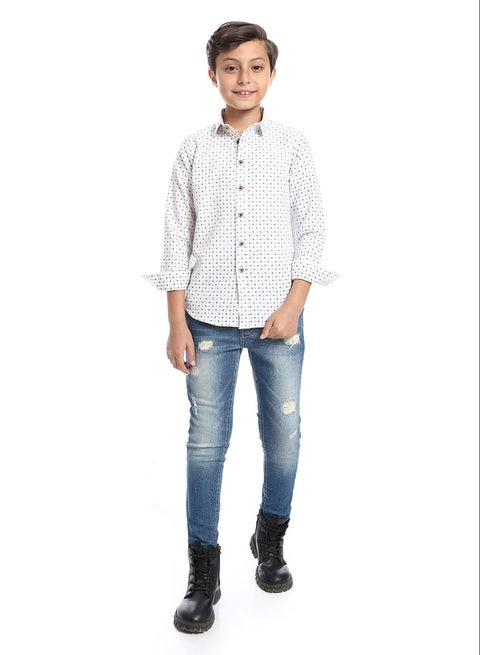 Ankor & Helm Allover Boys Shirt