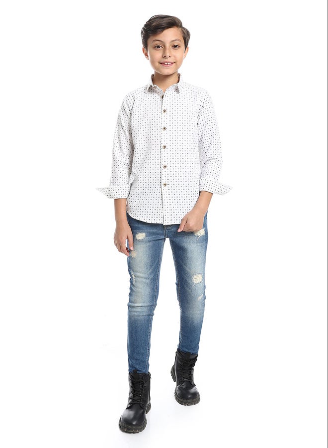 Andora Ankor & Helm Allover Boys Shirt  - Image 1